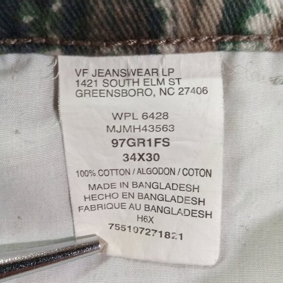 Wrangler Double Knee Camo Jean Men 34x29, Tag 34x30 Fusion 3-D Pants 97GR1FS - Picture 11 of 12